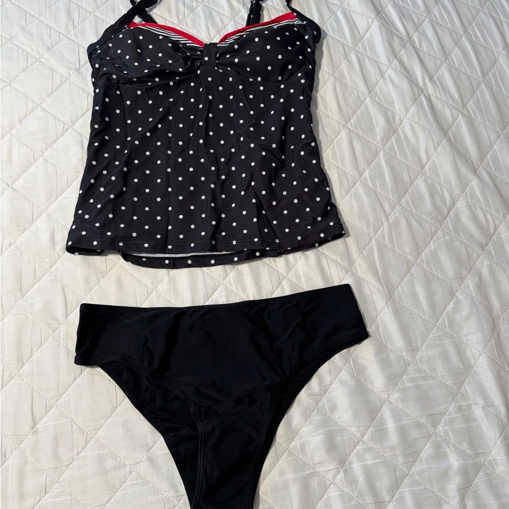 Polka Dot Tankini Set